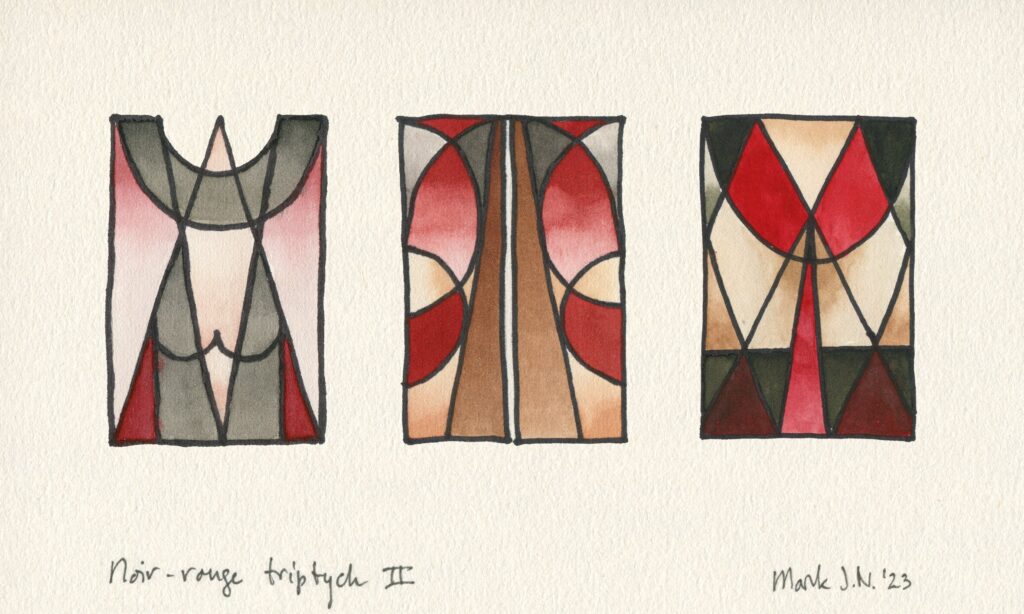 Image of print Noir-rouge II